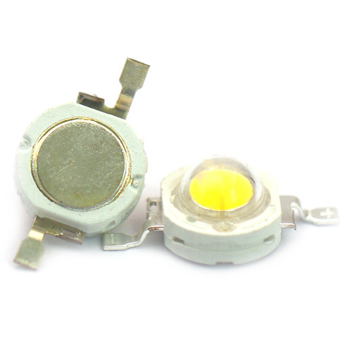 LED 灯珠 高亮白光 3瓦3W 大功率 LED灯 180-200LM 发光二极管