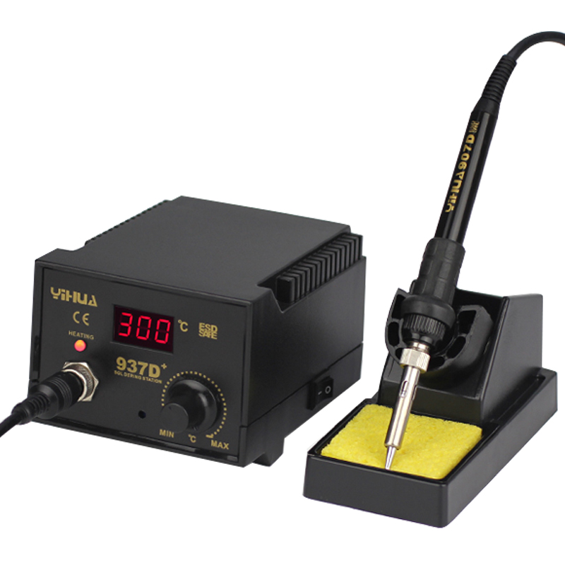 原装正品谊华焊台YIHUA937D数显电焊台恒温可调温维修焊接电烙铁