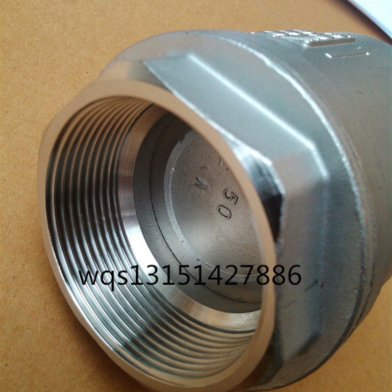 H12螺纹立式止回阀 水304不锈钢4分6分dn25/40/50/100/150 止逆阀