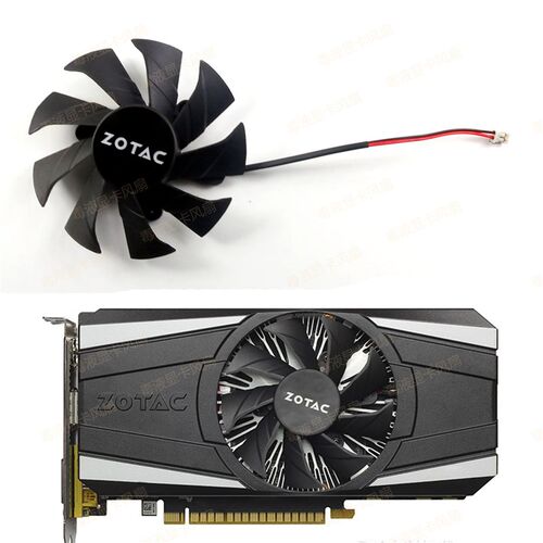 ZOTAC/索泰 GTX 1050 1050ti 雷霆版PA/PB/HY/SM显卡散热原装风扇