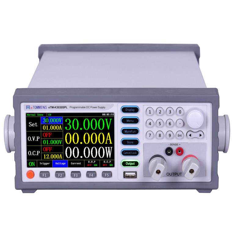 同门eTM-K1560SPL可程式设计五位显示彩屏600W15V60A直流稳压开关