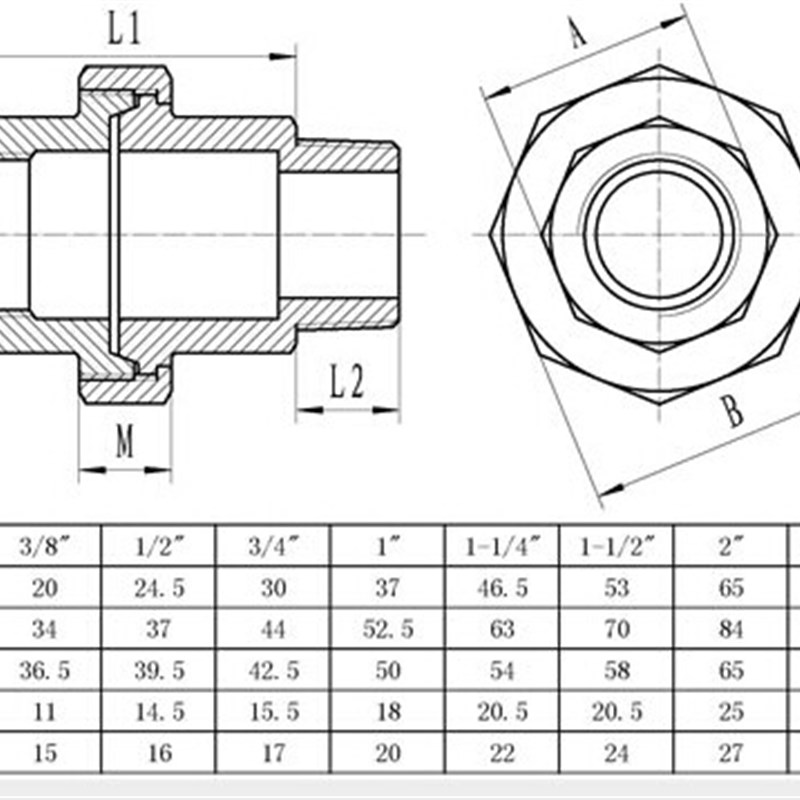 304不锈钢内外丝活接 不锈钢油任 内外丝活节头DN15 DN20/25 40