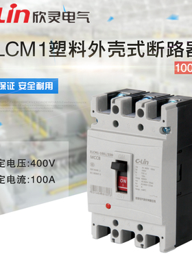 XLCM1-100L/3300塑壳式断路器63A100A225A欣灵正品直销