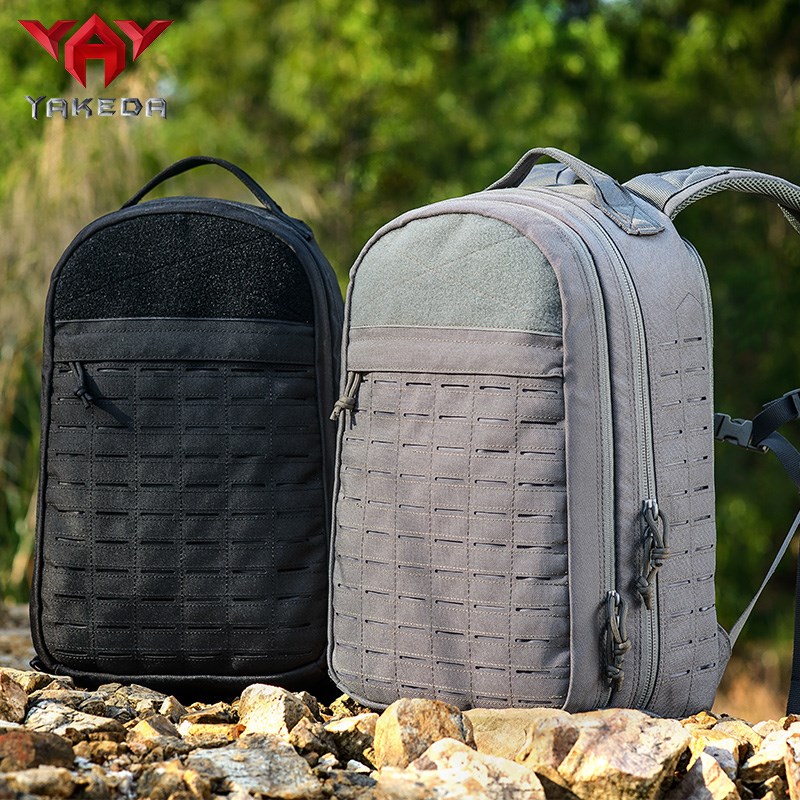 雅科达户外战术背包 攻击包 绝地求生3级包通勤双肩背包激光切割