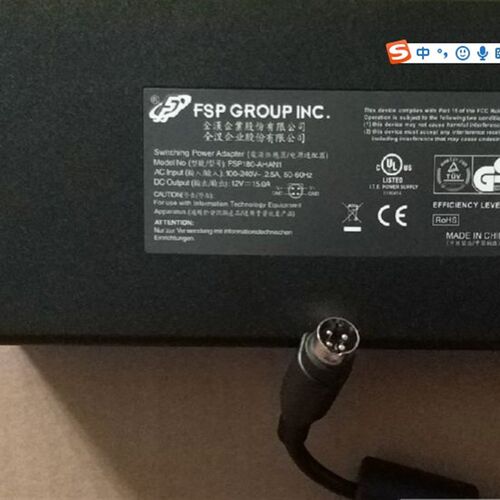 适用FSP180-AHAN1 12V15A四针电源适配器 充电器电源 器线