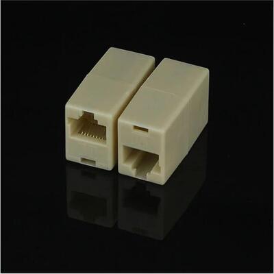 网路直通头rj45线连接器