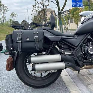 边包改装 款 复古机车无极CU525金吉拉黑骑500春风450CLC经典 珊艺