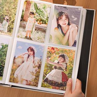 相册本6寸竖版600张大容量家庭影集纪念册宝宝情侣塑封5过塑照片