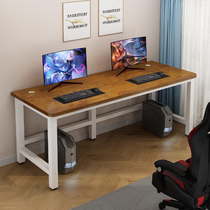 电脑桌书桌台式学生家用卧室学习桌简易出租屋办公桌子双人电竞桌