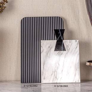 大千厨房样板间砧板摆件几何北欧面包板美食摄影烘焙家居装饰