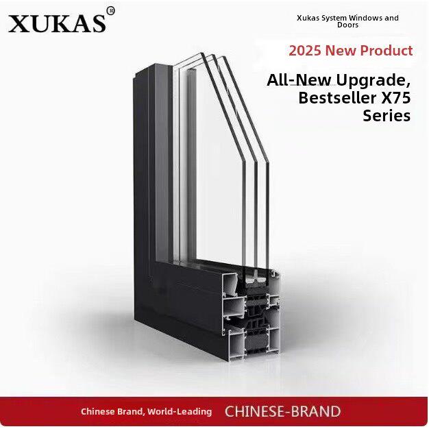 凤铝旭卡斯系统门窗断桥铝平开门封阳台窗户铝合金隔音玻璃阳光房
