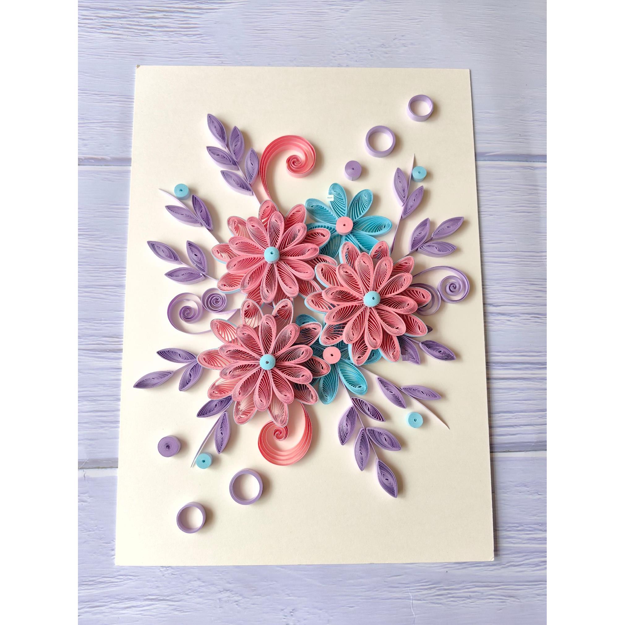 纸笔画b|锡兰纸笔画成品手工DIY美丽创意画幼儿教育作品装饰画