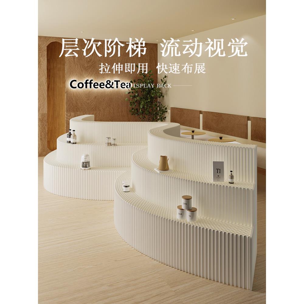 展台展示架长高低展示架流桌商场橱窗落地岛式展示架展示柜