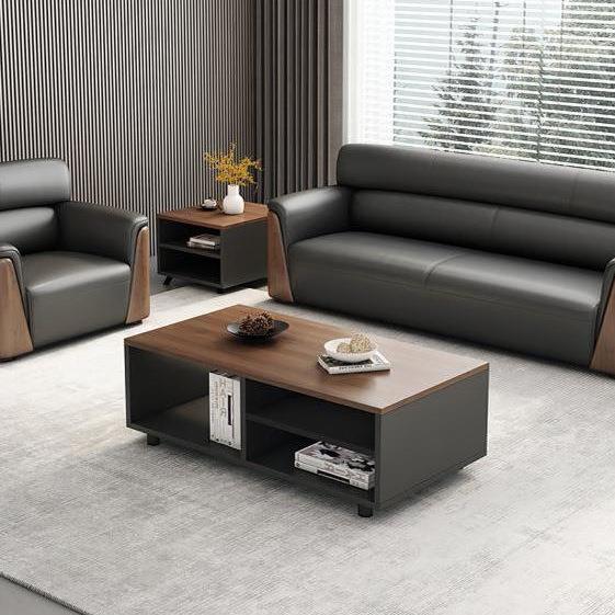 办公经理商务休息区贵宾会客接待银行会议室沙发茶几组合套装