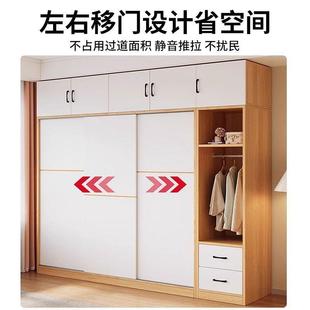 新款实木衣柜实木柜童抽屉家用衣橱无卧衣儿室加厚出全租屋单人衣