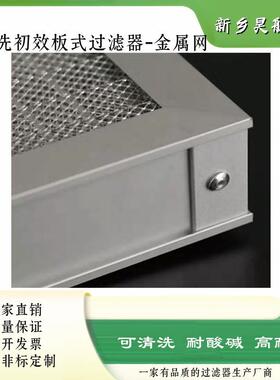 铝合金铝网耐可酸碱空气过滤5器0x5909xLHF21折叠清洗金属网过滤