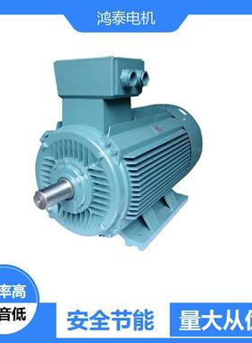 鸿泰二级能效E三相异步电机YVF4-10M-6t7.5KWt3t80Vt使用6LTX寿命