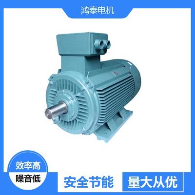 鸿泰二级能效E三相异步电机YVF4-10M-6t7.5KWt3t80Vt使用6LTX寿命