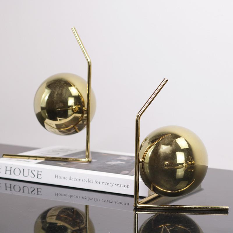 现代室简约轻奢房书PMJ柜书挡摆设公软装书饰品样板房间酒办柜摆