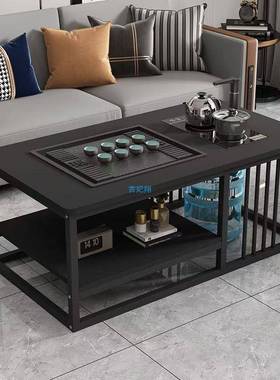 茶几全12179简自动体茶桌客厅中式家用约办公室功茶台小一户型夫