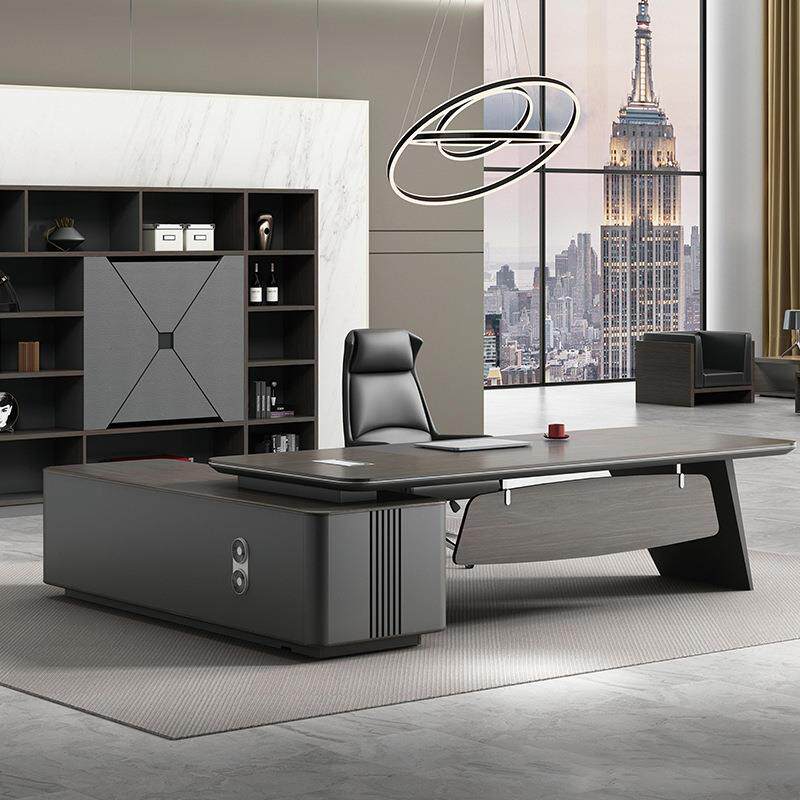 坦胡桃系列老板裁办公桌豪泰华高端总桌无品牌/大班桌桌经理办公