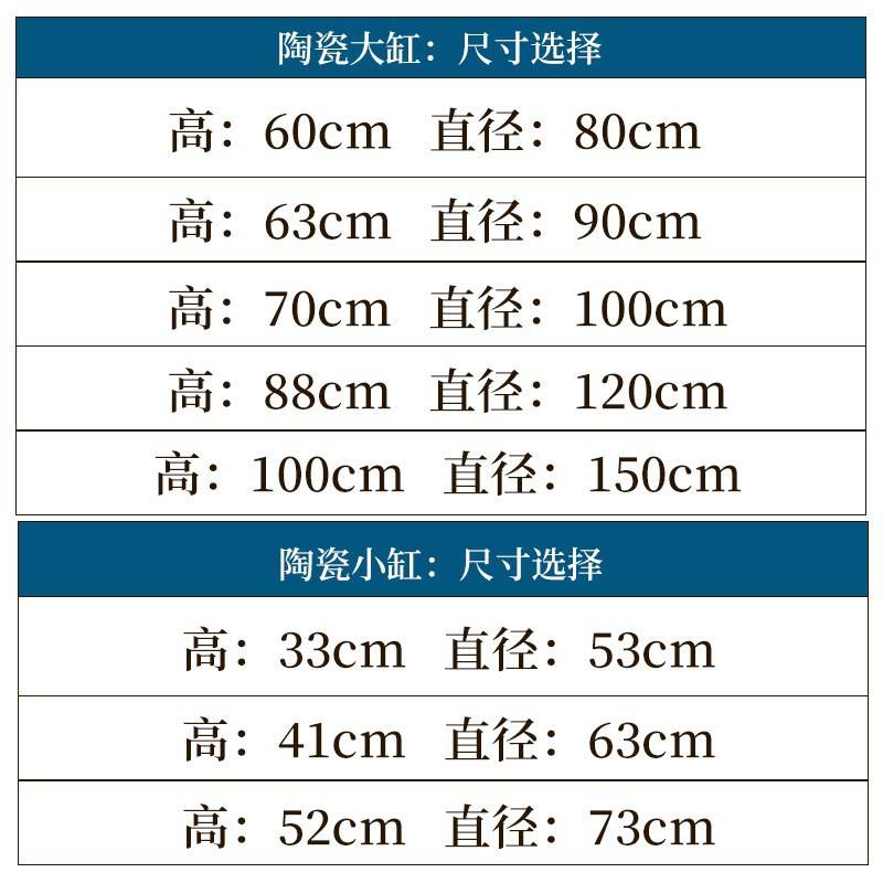 景德镇陶瓷大缸庭院门海种树养鱼荷花缸老式仿古水缸大号客厅装饰