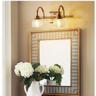 专全铜镜前灯光换灯泡卫生间可镜柜56555用补墙壁灯浴室美式 三头