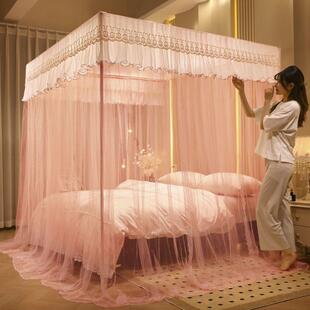 蚊帐1x82米2.2双床家人用1.5米床1..yXPVazOG2m新款三开门纹帐不