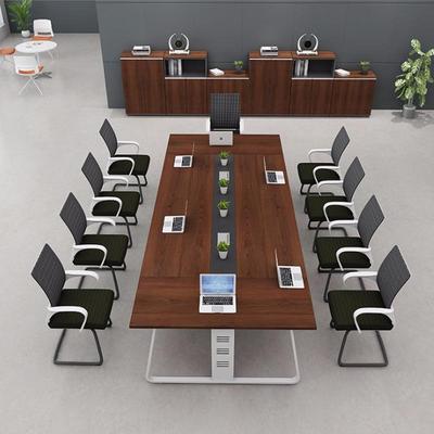 成都办公家具会议桌长FRY20215桌简约现代公长条桌会洽客谈桌椅会