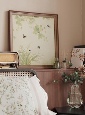 翠床式鸟和鸣》26521宋美代学复古客厅装饰画法中古风卧室头玄关