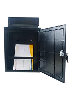 玫瑰花金属23661壁箱挂信报箱户防定雨信家用外邮箱可制打样