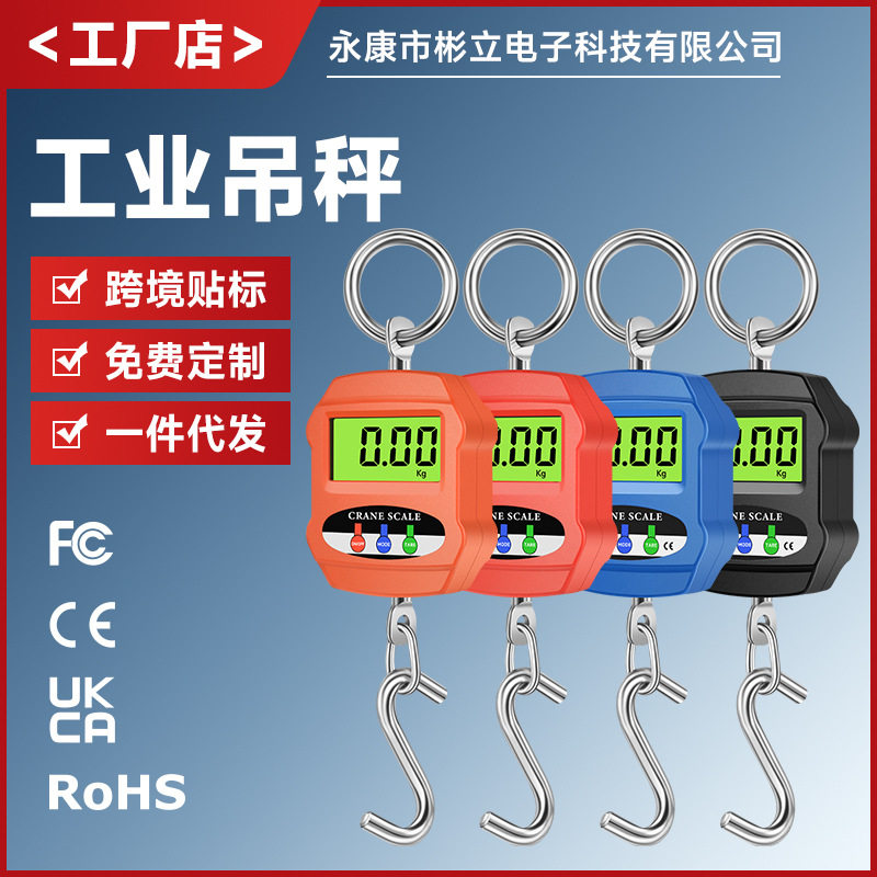 300kg手提电子吊秤工业家用