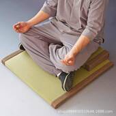 天然蔺草打坐垫绵加海厚静坐茶REM人室内禅修草垫编家用懒垫子