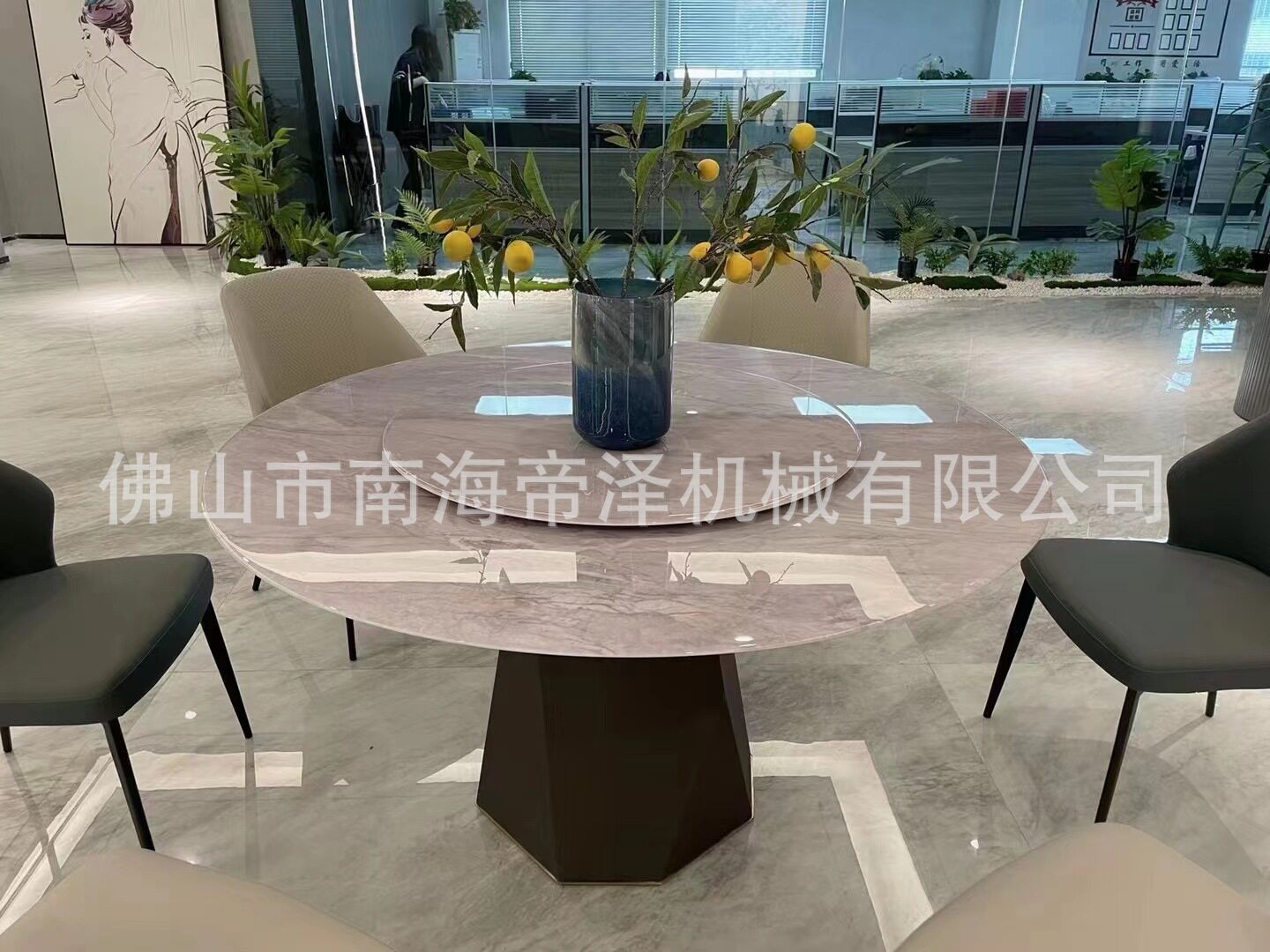 微晶石餐桌UV淋涂工艺 玉晶石超晶石餐桌uv淋涂线设备包3天做出成