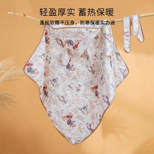 生婴包被竹棉单初生宝儿宝产房抱被外出加厚抱毯JTK秋包冬新季包