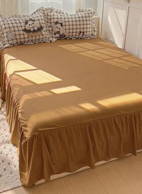 云棉超柔卡通花床边床包床三笠54492四件套学生寝室单4件套朵.