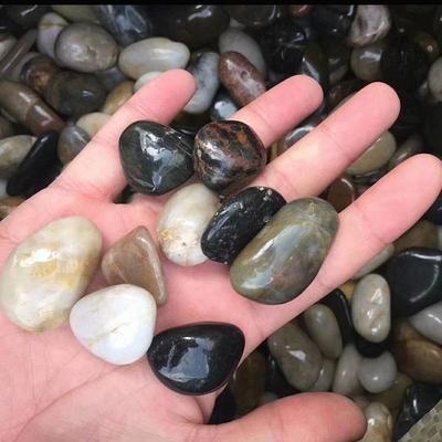 精品抛光鹅石雨花石天然色彩鹅石园178林造景庭院装卵饰卵石头