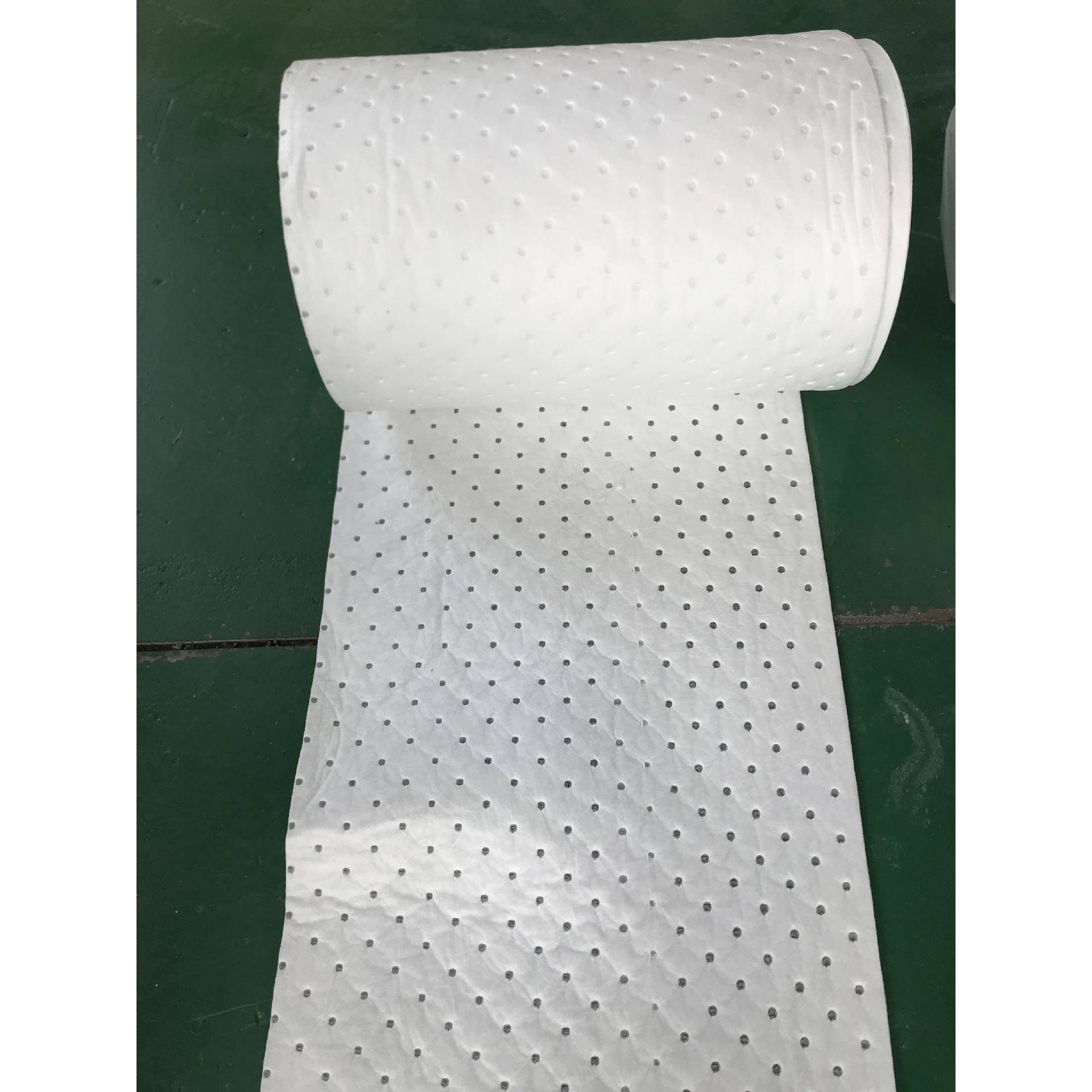 2mm油卷吸油垫工业吸油棉吸油毡40c吸m*PVN5m只吸油拒0水