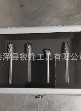 钨钢柄磨头WSB套装8支装6柄与1/4“塑盒打磨套装多种规格头旋转锉