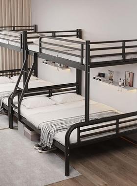 铁上下铺厚艺双层床学生钢架高低加双人员工床KVG宿舍单人铁架上