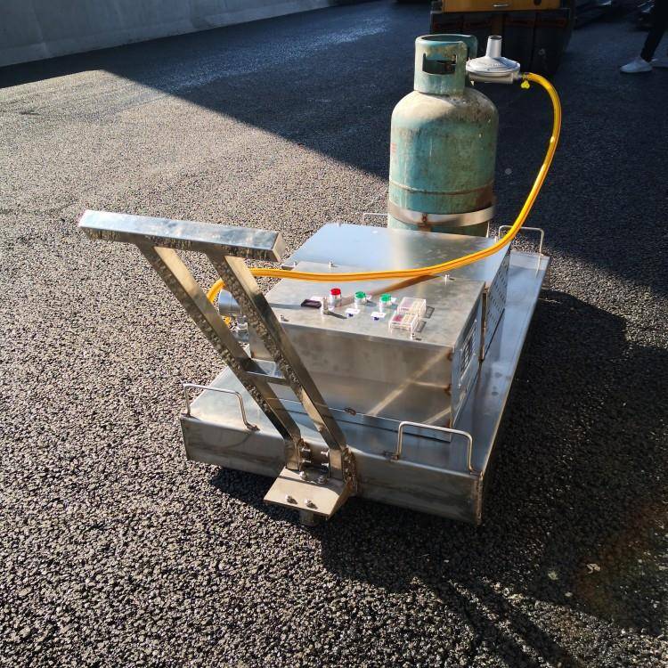 298沥青路补面再生热红外加热板修市政高速公路坑槽裂缝沥青加热