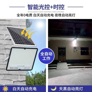 阳能投光灯家用水户TGD-86外农村高照亮防明灯大太功率室外照明庭