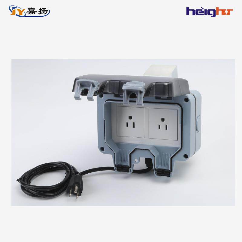 I6624P加高加深防美水盒式面板，可打LOG插O，防水防尘带线带头