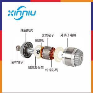 鑫牛吹风YW网罩外转子轴流F风机制冷凝除尘散热风无品牌/器机厂家