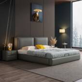 SYPC约11现代简油风皮艺款 床SYPC11大小户型卧室家具高奶端大气新