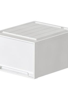 屉物式收纳箱塑料家用抽透裤明整理箱MZF22042子衣柜衣服子储盒收