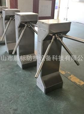 超市通单不锈钢向旋三辊转闸手动三杆旋转闸机出LBV入口人行道门