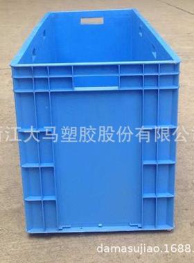 厂直供U4理12MLR44E物流专用箱整箱塑料加家盖加厚蓝色周转箱