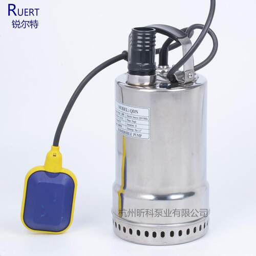 R.UERT泵QDN1545-0.08小型.潜水泵181220-v不锈钢泵低水位泵