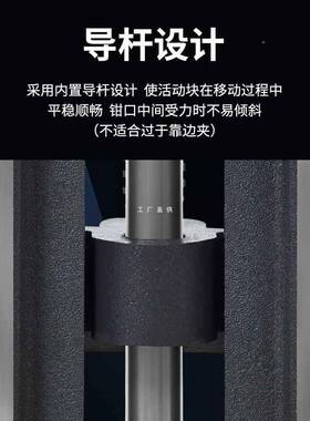3YV54T1钻床导RDO杆式平F钳台钻重型-台虎钳小台钳夹具3寸8口寸铸